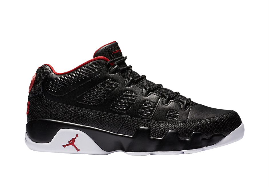 Air Jordan 9 Low - Black / White 832822001