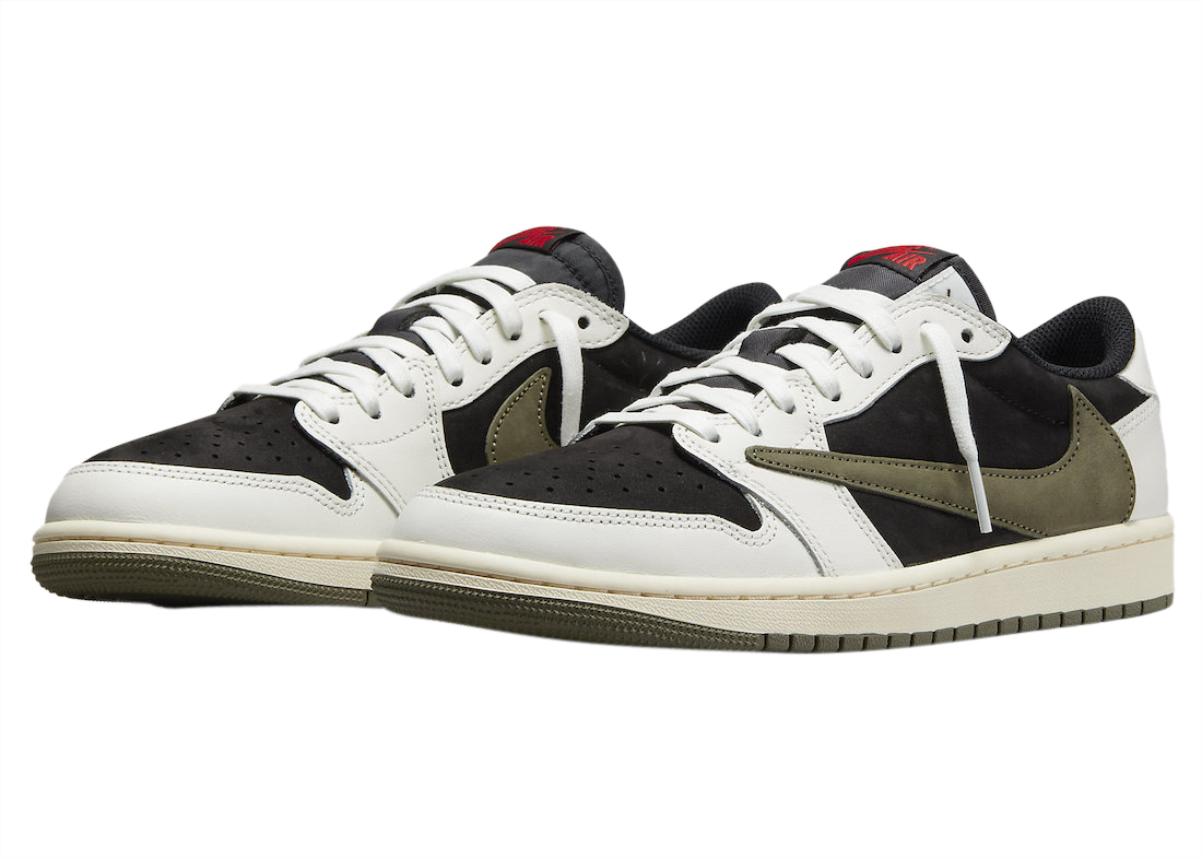 Travis Scott x Air Jordan 1 Low OG WMNS Olive DZ4137-106