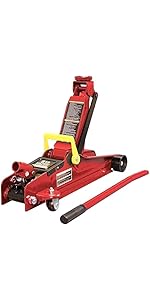 BIG RED T825051-1 Torin Hydraulic Low Profile Trolley Floor Jack with Single Piston Quick Lift Pu...