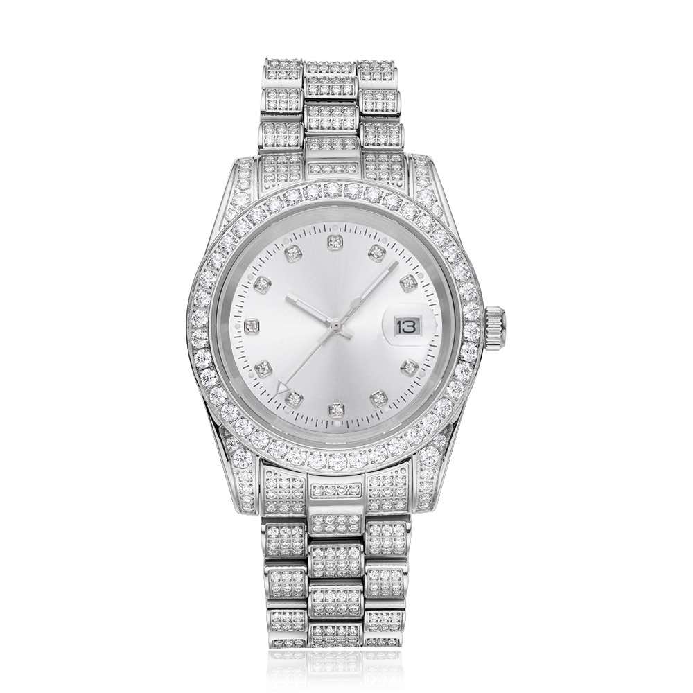 Iced out watch-Yika Jewelry