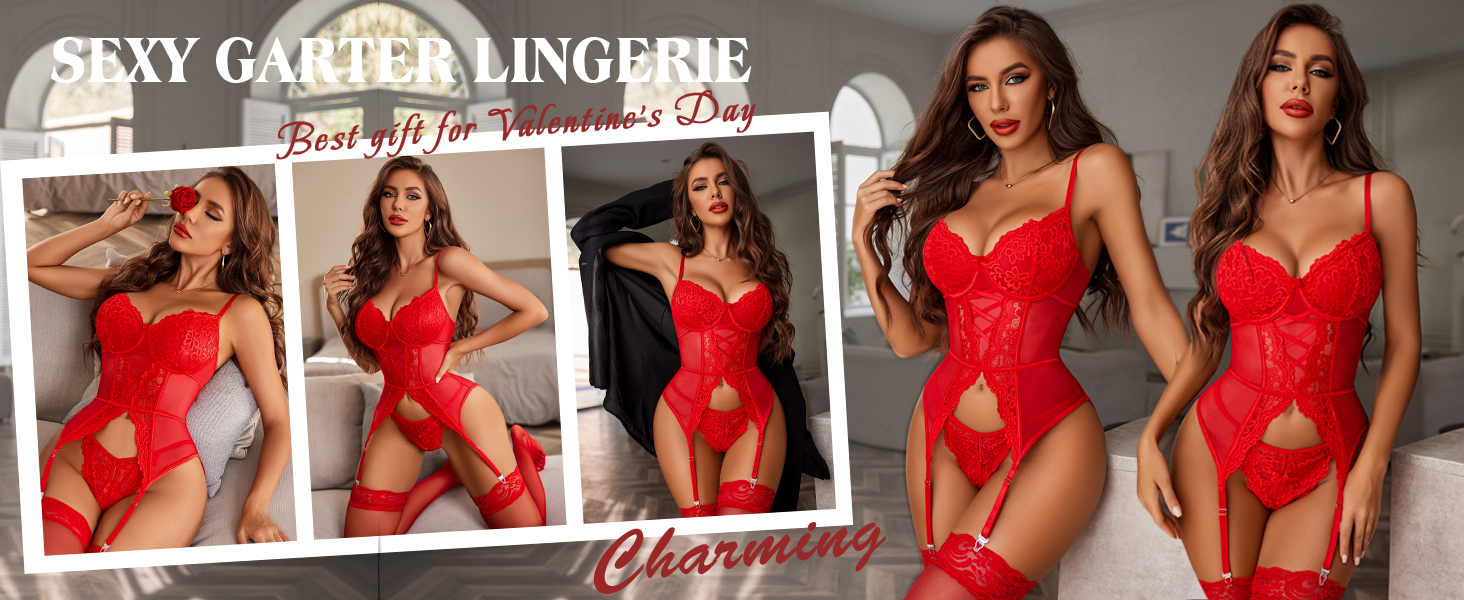 red lingerie