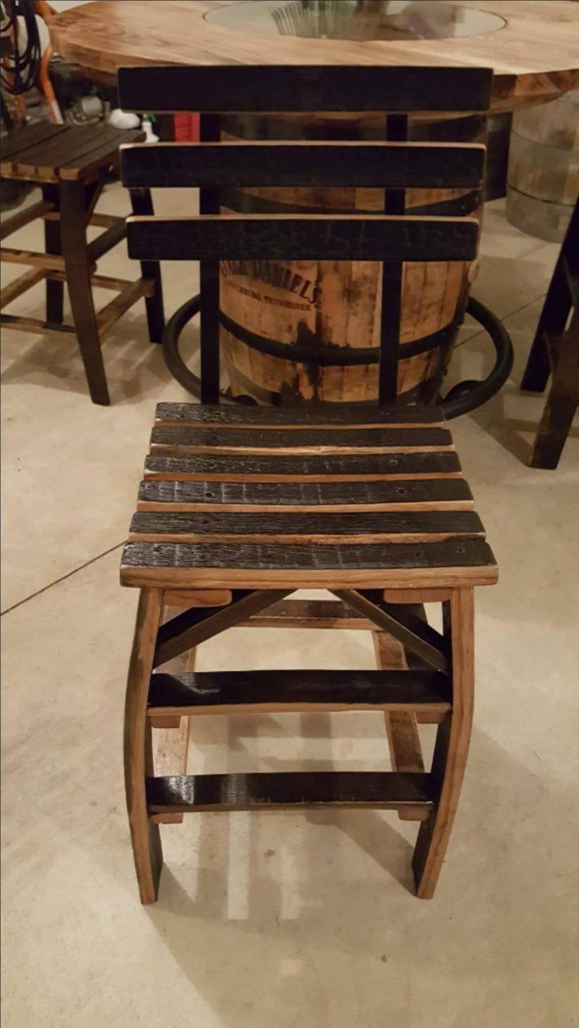 Jack Daniels® Whiskey Barrel Table Top 48 burnt image 4