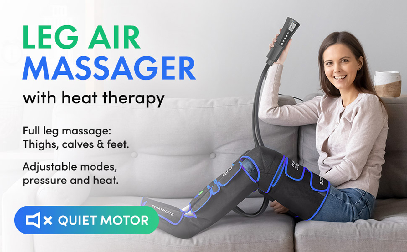 REATHLETE Leg Massager, Air Compression