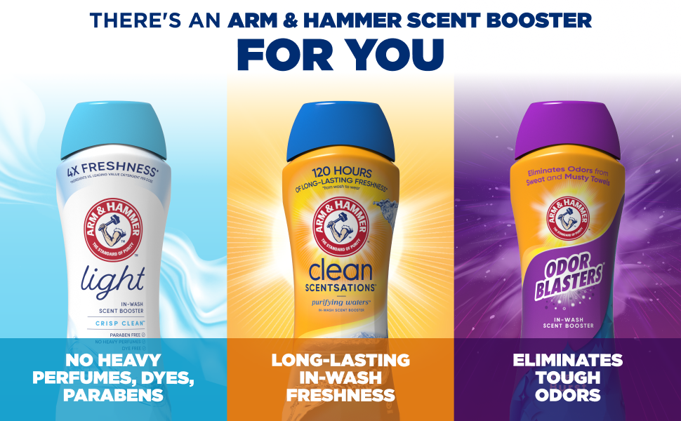 there's an ARM & HAMMER scent booster for you