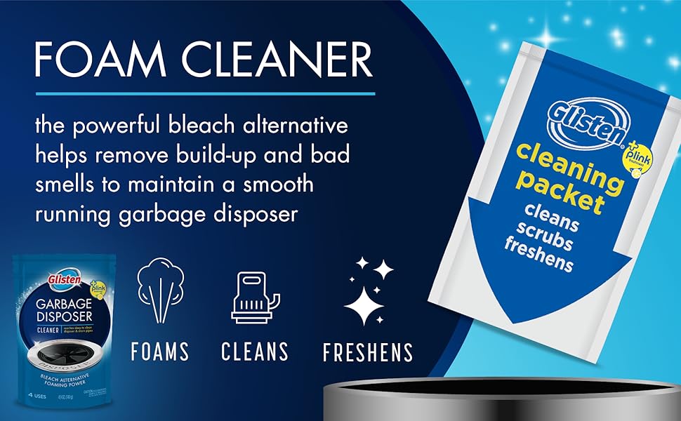 Glisten Foam Cleaner - helps remove build up and bad smells