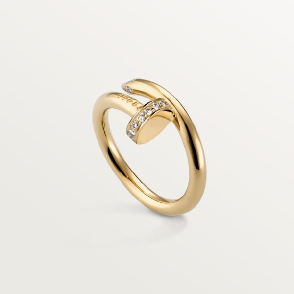 Juste un Clou ring Yellow gold, diamonds