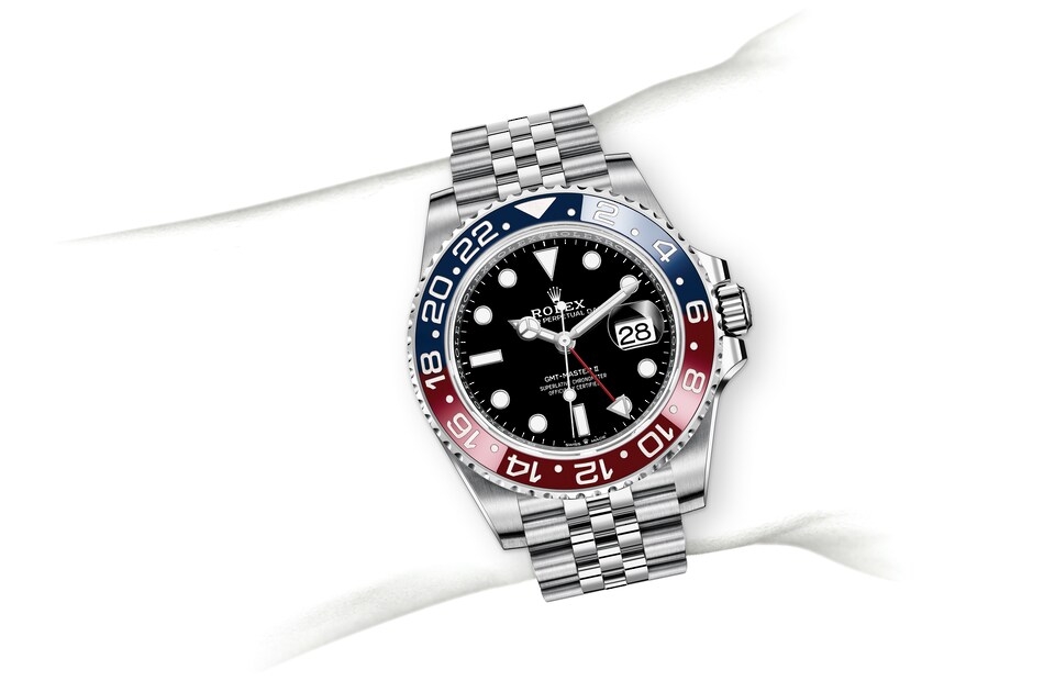 Rolex GMT-Master II in Oystersteel, m126710blro-0001 | Europe Watch Company