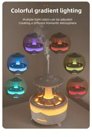 simulation water drop humidifier aroma diffuser   large capacity intelligent spray atomizer details 3