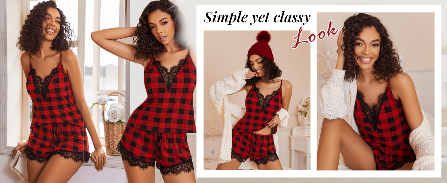 shorts pajama set for women
