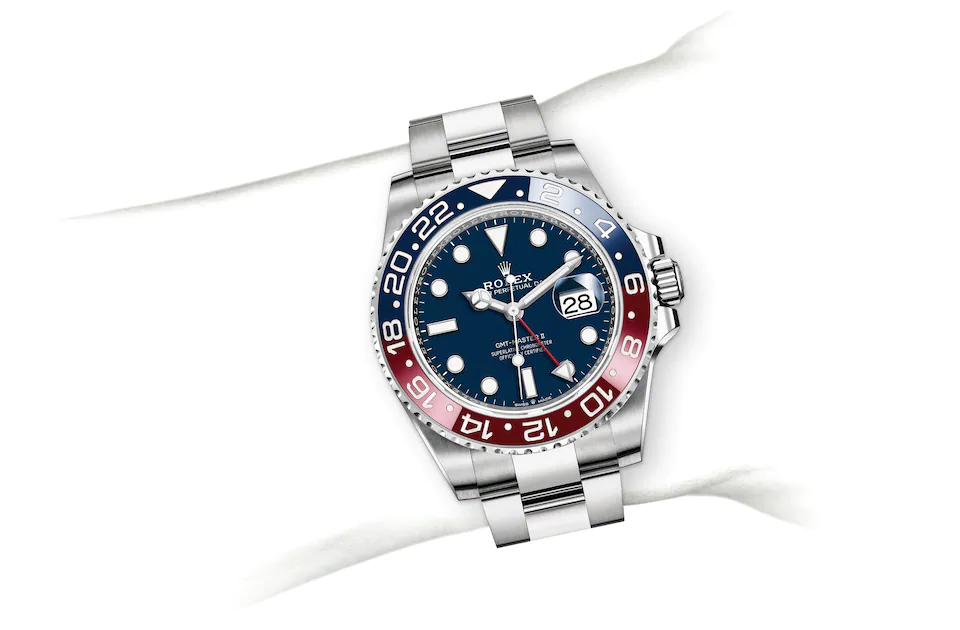 Rolex GMT-Master II in 18 ct white gold M126719BLRO-0003 at J. Licht & Sons Rolex Boutique