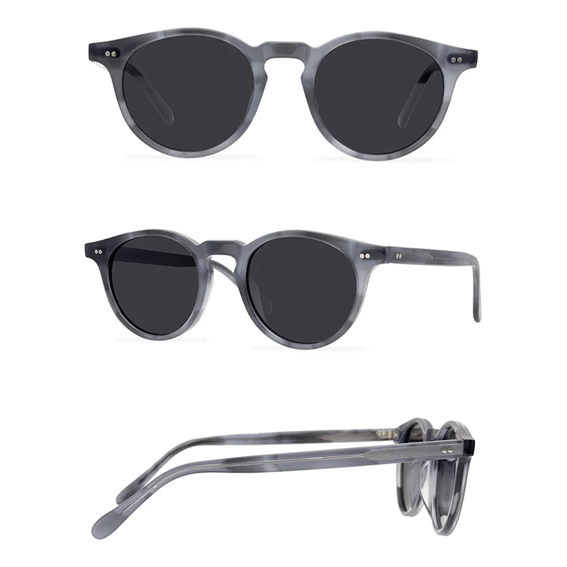 Belight Optical Japan Handmade Quality Cool Vintage Retro Women Men UV400 Protection with Case Oculos Punk Sunglasses 9563