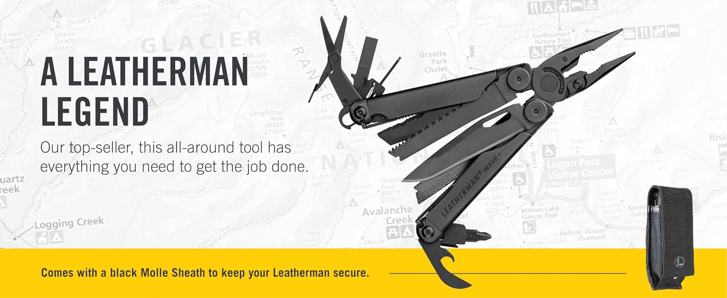 A Leatherman Legend—Our top-seller, this all-around tool has everything you need to get the job done