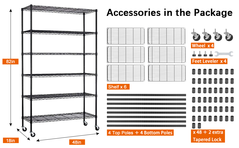 Well-packaged Storage Shelves