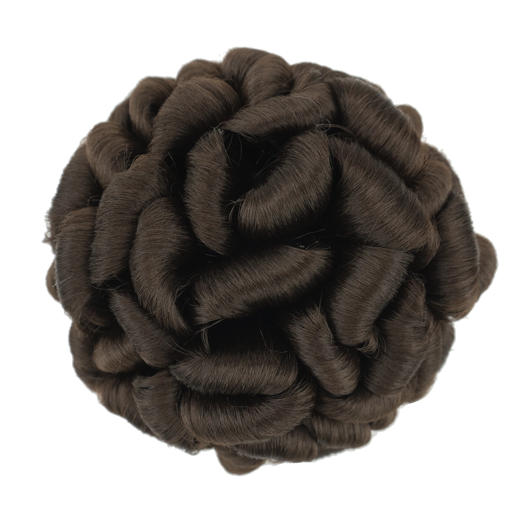 Soowee Large Size Braided Messy Curly Hairstyle Scrunchies Chignon Dancer Hair Cover Donut Hairpiece Hair Buns Updo for Women