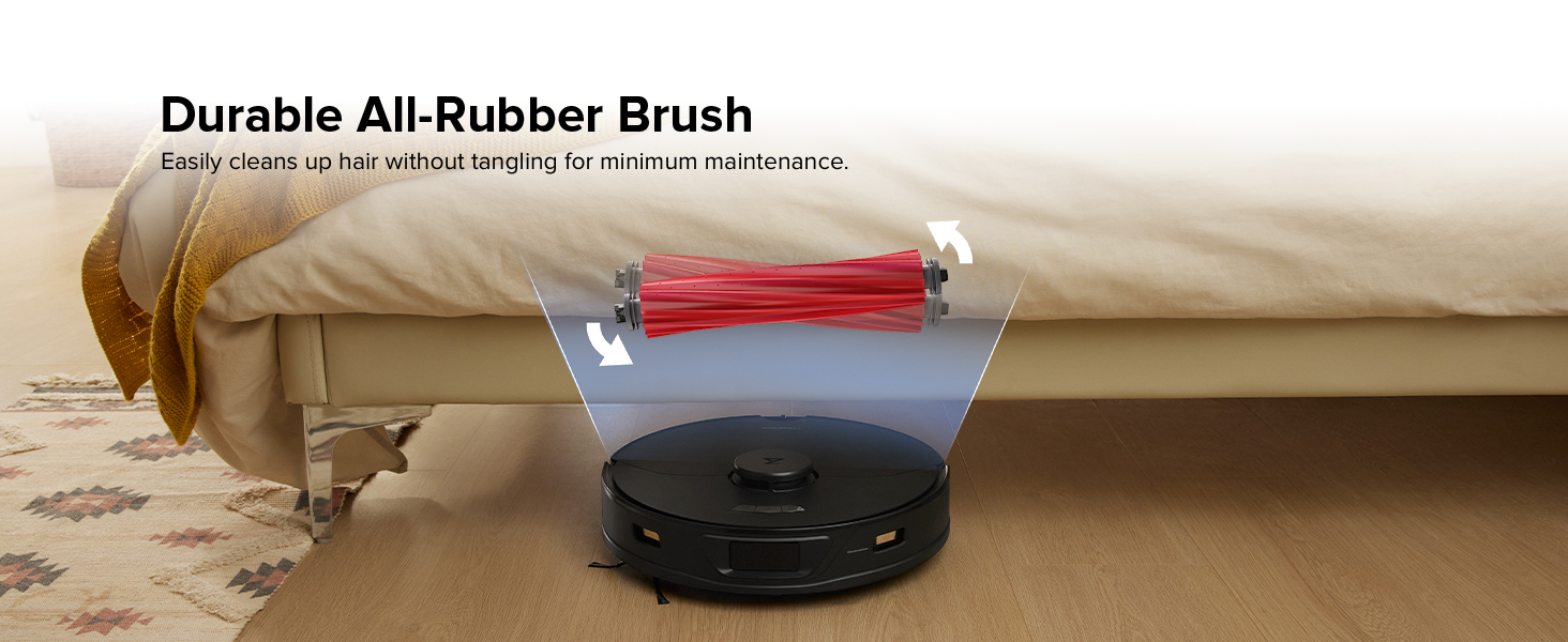 Durable All-Rubber Brush