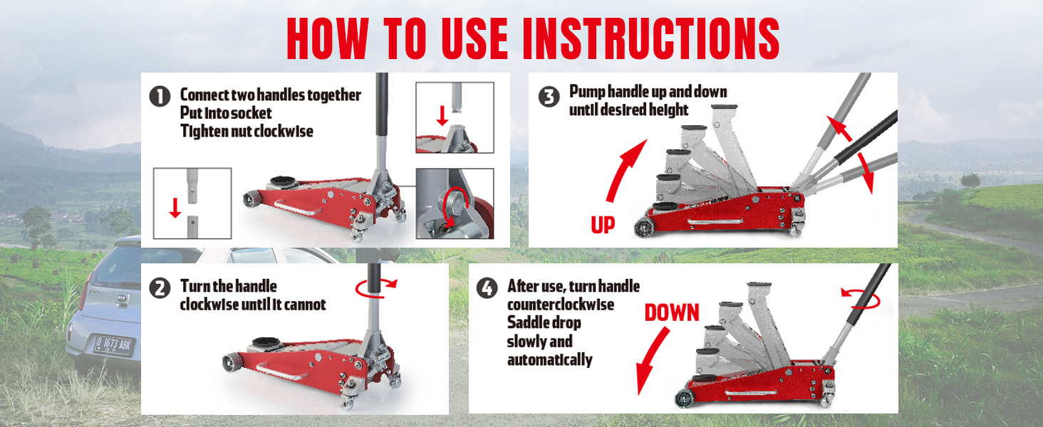 Jack Boss 3 Ton Aluminum Floor Jack