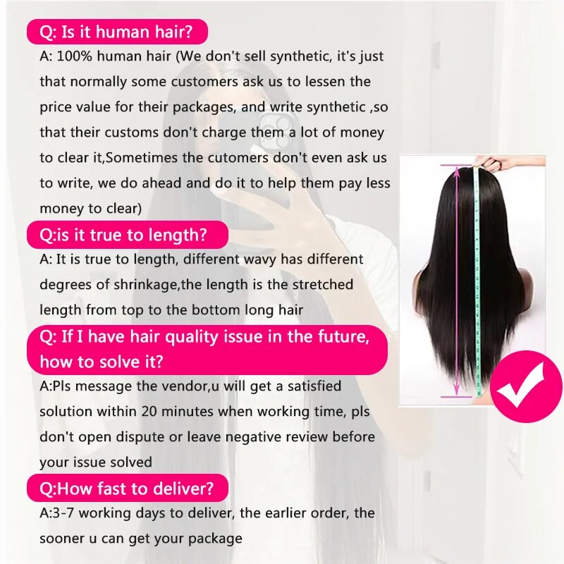 HD Transparent 30inch Straight Lace Frontal Wigs 12A Bob Wig Pre Plucked Glueless 13x4 Full Lace Front Human Hair Wigs For Women