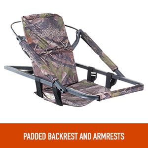 Guide Gear Extreme Deluxe Climber Tree Stand Padded Backrest and Armrests