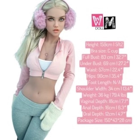 [WM Doll] 159cm / C cup, Head #398 - 2023 Best Sex Doll