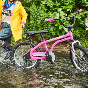 Krate Evo kids bike raspberry