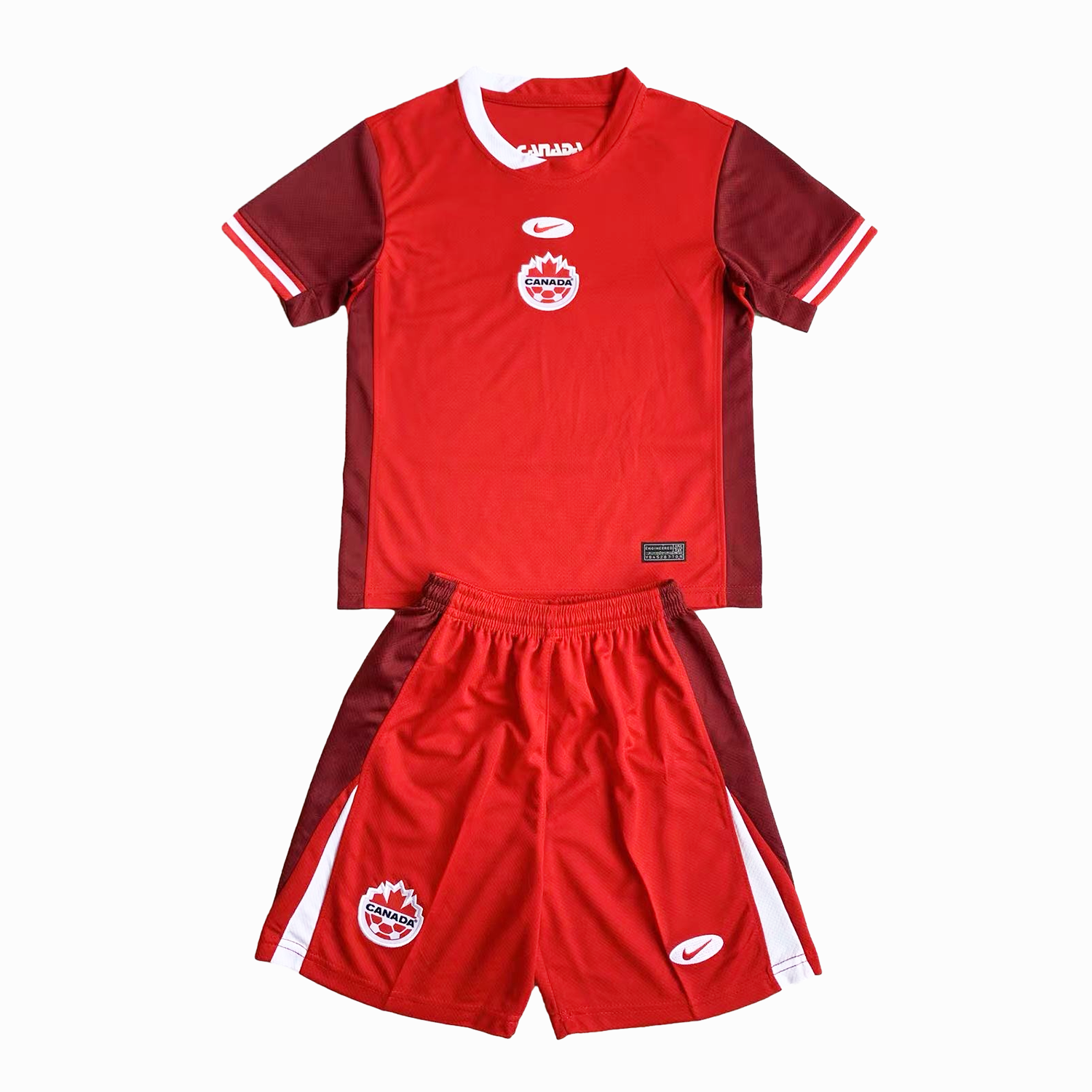 Canada 2024 Home Stadium Goalkeeper Kids Kit111