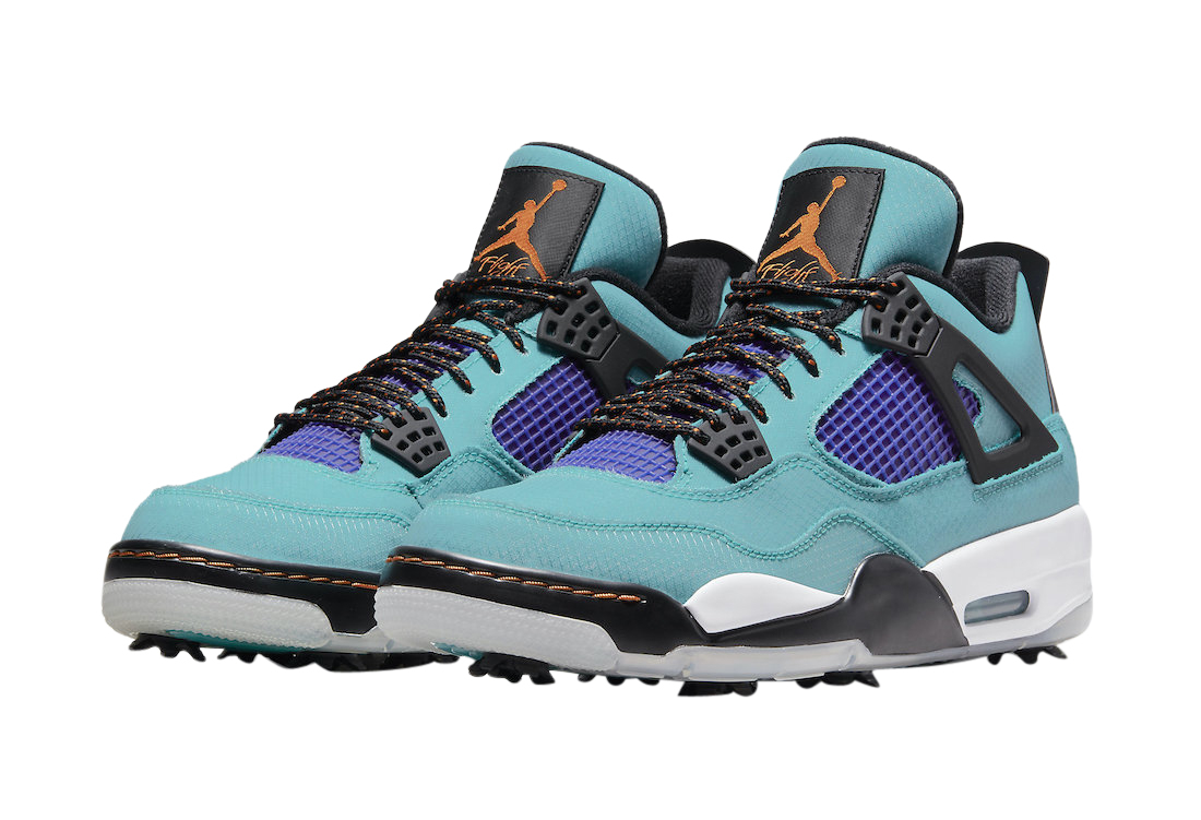 Air Jordan 4 Golf Teal Purple CZ2439-300