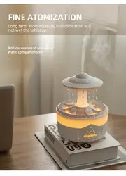 simulation water drop humidifier aroma diffuser   large capacity intelligent spray atomizer details 7