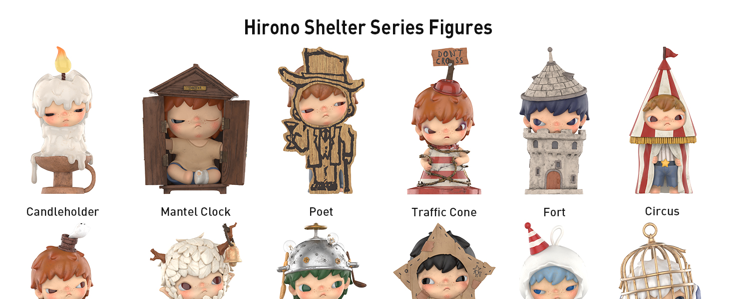Hirono Shelter Series Figures