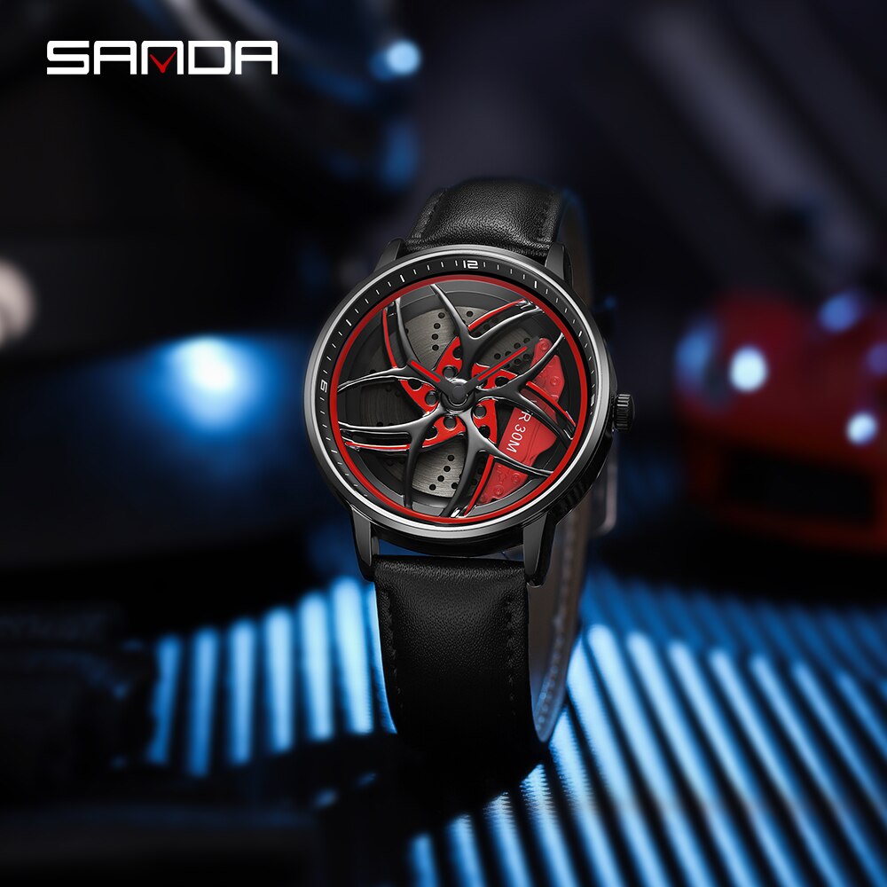 SANDA Luxury Men's Watches Top Brand Fashion Steel Business Quartz Watch Waterproof Wristwatch Clock Relogio Masculino P1091