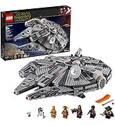 LEGO Star Wars: The Rise of Skywalker Millennium Falcon 75257 Starship Model Building Kit and Min...