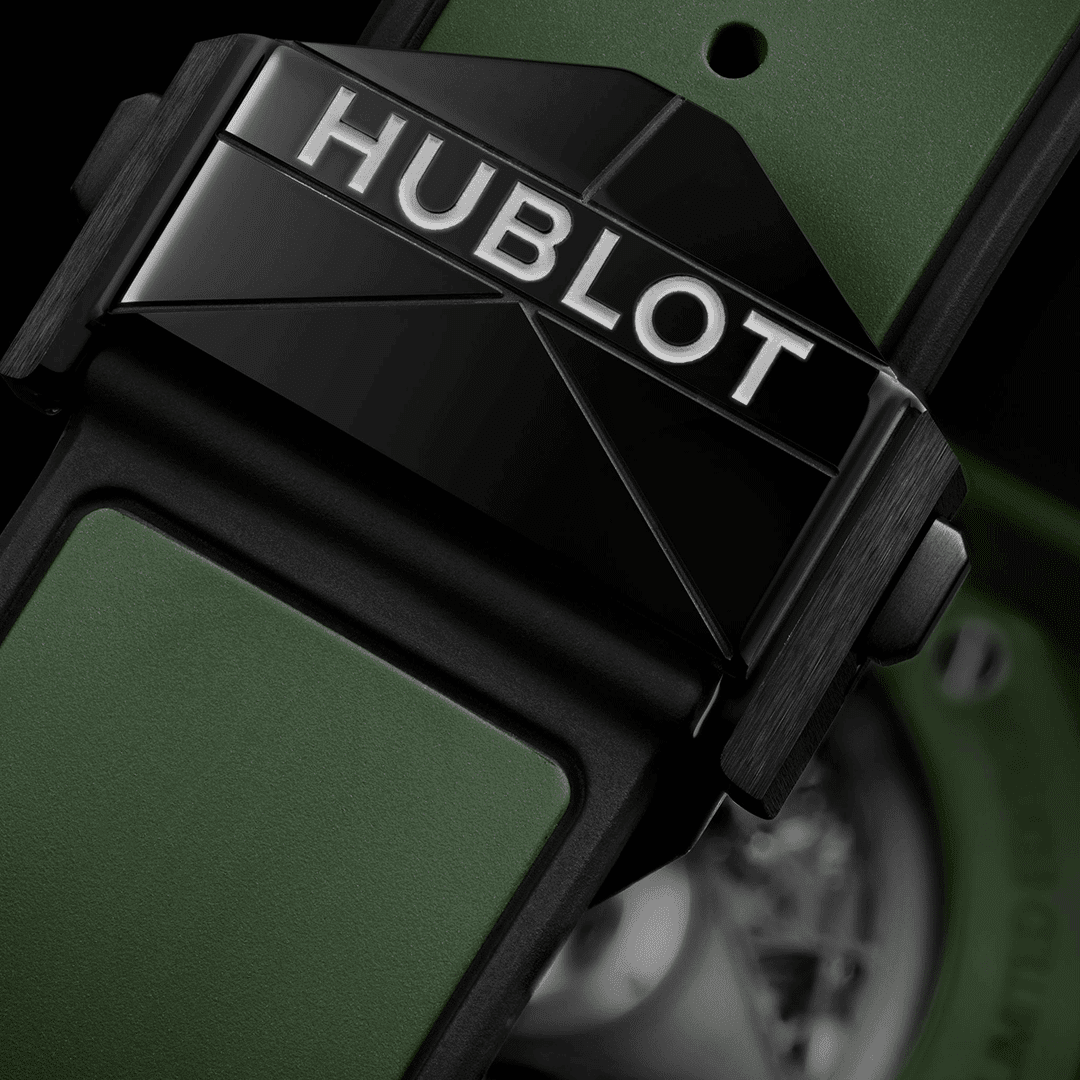 HUBLOT Big Bang Sang Bleu II Green Ceramic 418.GX.5207.RX.MXM22 Shop HUBLOT at Watches of Switzerland Perth, Sydney and Melbourne Airport.