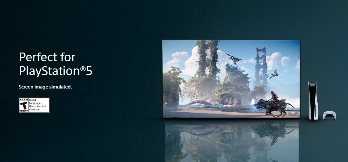 Perfect for PlayStation®5. Screen image simulated.