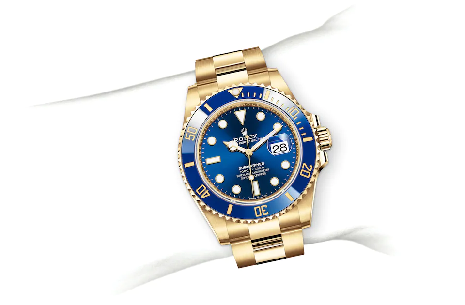 Rolex Submariner in 18 ct yellow gold M126618LB-0002 at J. Licht & Sons Rolex Boutique