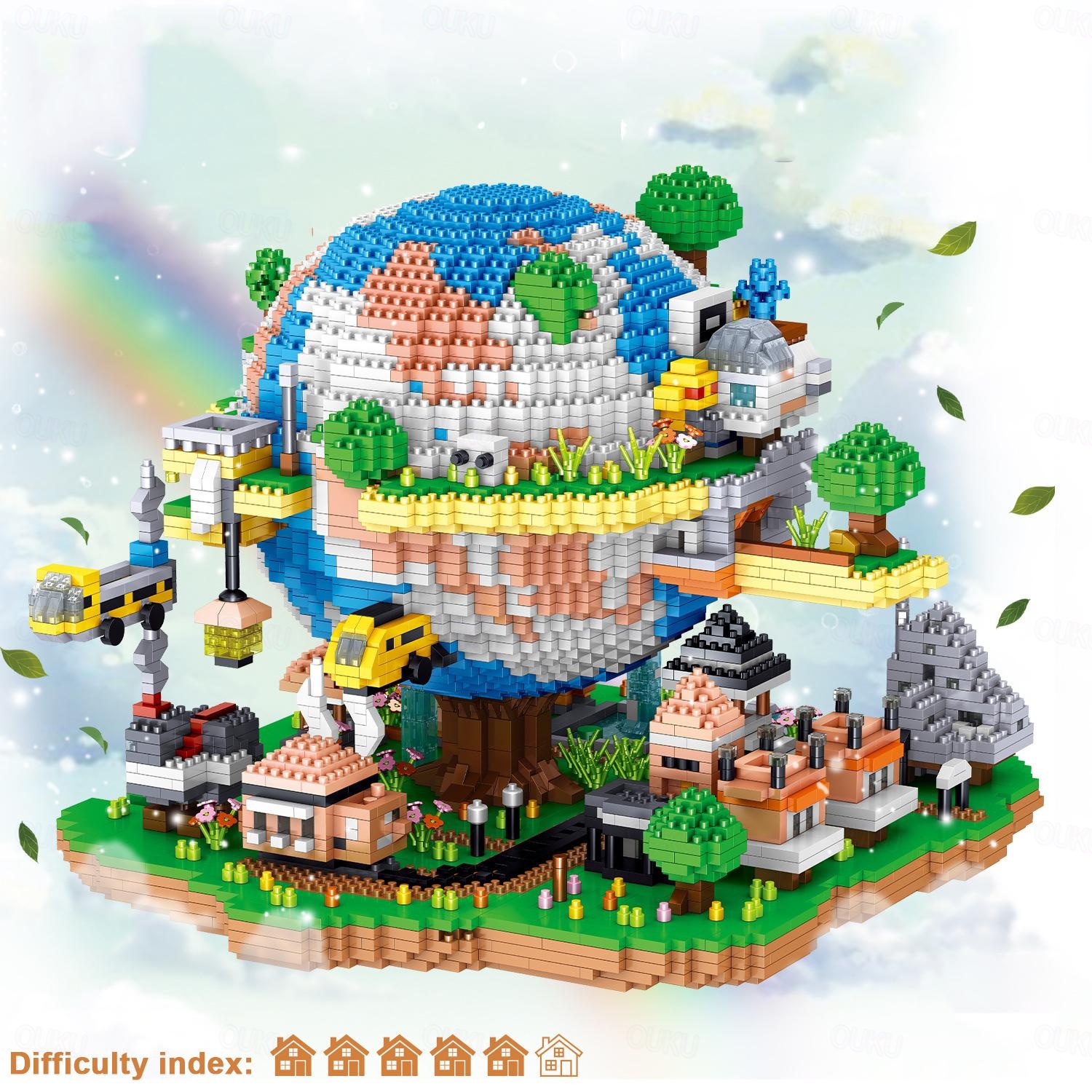 rchitecture Global Village Micro Building Blocks Set5452PCS - Architectural Model Toys Gifts for Kid and Adult 2024 - US $121.99 –P1