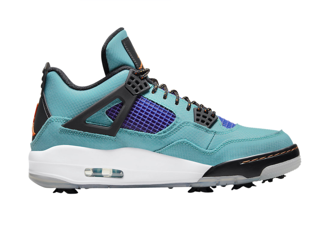 Air Jordan 4 Golf Teal Purple CZ2439-300