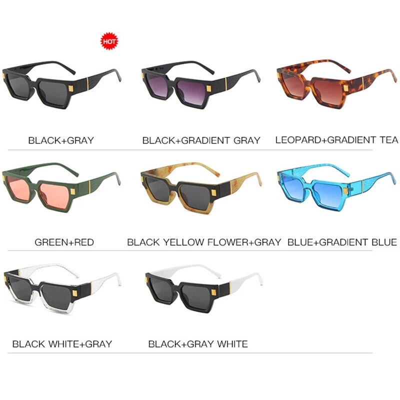 Yoovos Vintage Sunglasses For Men New Square Trend Sunglasses Women Luxury Designer Gafas Retro Unisex Oculos De Sol Masculino