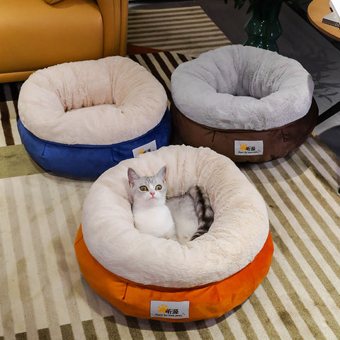 Cat Bed Pet Basket Nesting House Sleeping Bag 4 Color Winter Warm Bed