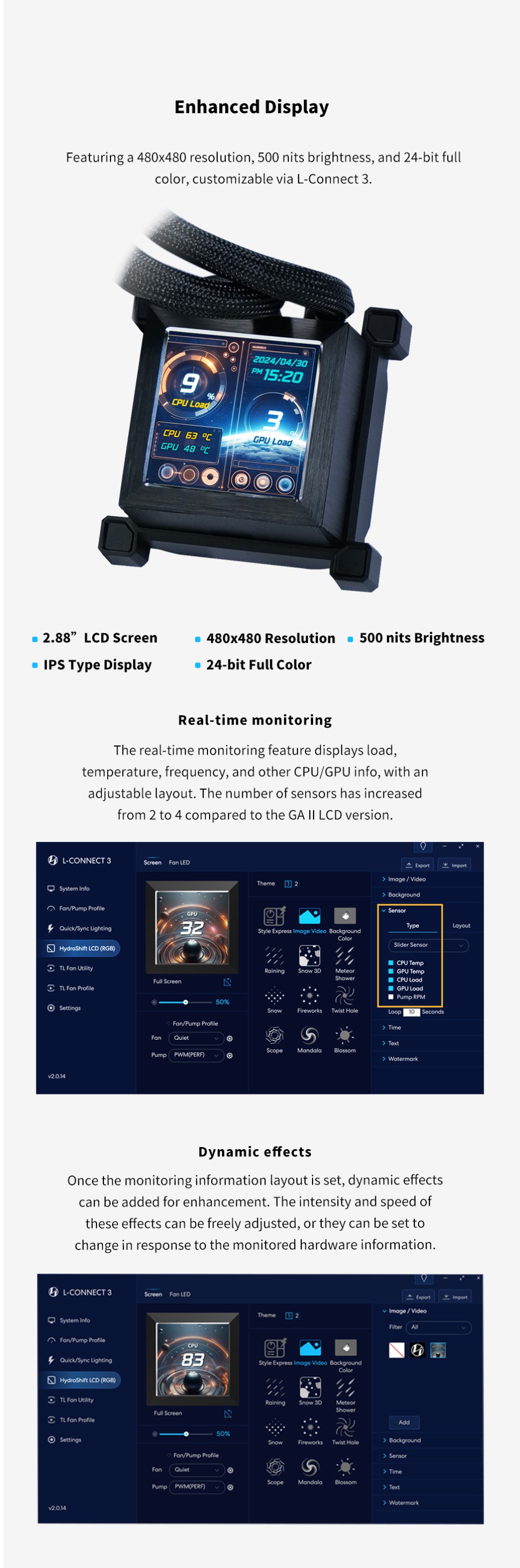 hydroshiftAIO, LIAN LI, AIO, hydroshift