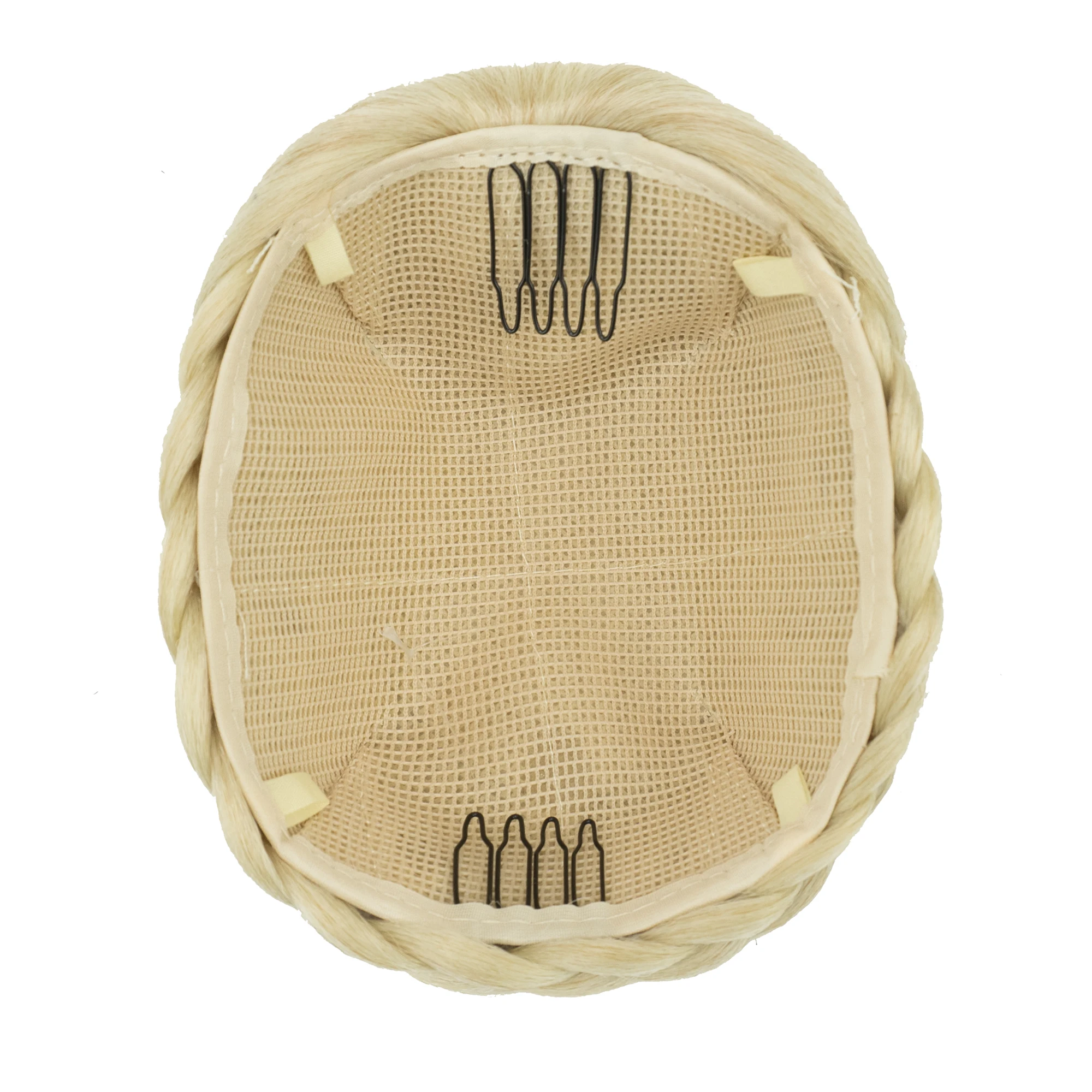 Soowee 6 Models Braided Chignon Dancer Hair Cover Donut Hair Pieces Scrunchies Hair Bun Wig Clips Updo Headwear for Women