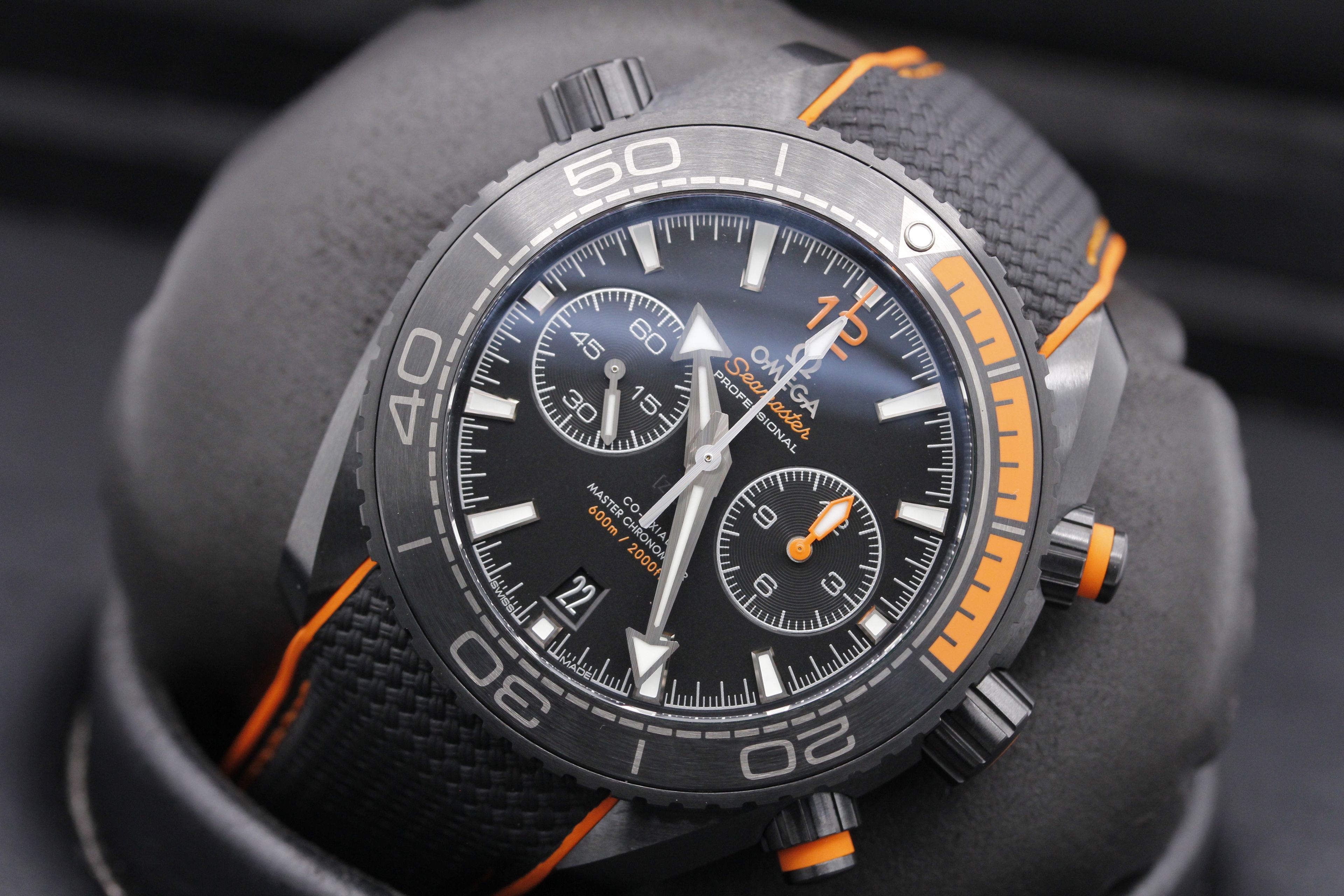 Pre-Owned Omega Planet Ocean 600M Chronograph 215.92.46.51.01.001 | OC  WATCH GUY