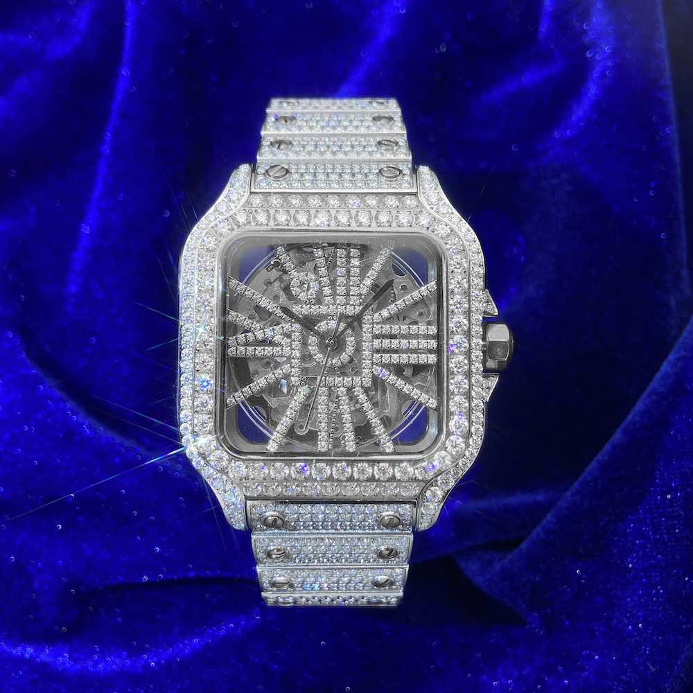 Iced out watch-Yika Jewelry