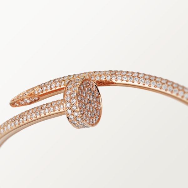 Juste un Clou bracelet Rose gold, diamonds