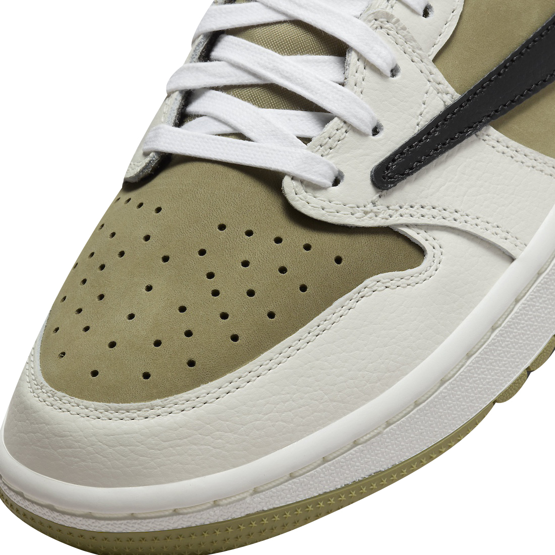 Travis Scott x Air Jordan 1 Low Golf Neutral Olive FZ3124-200