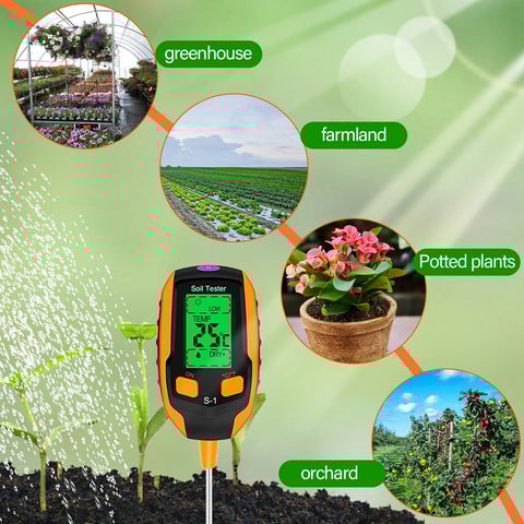 4-in-1 soil test meter