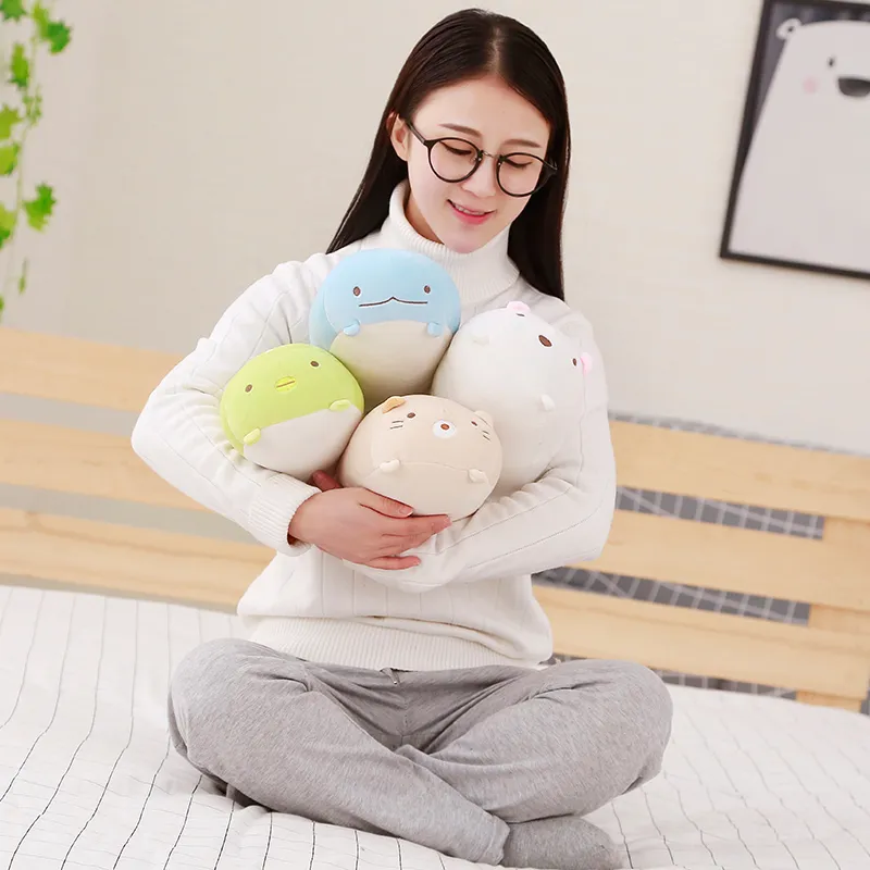 20cm  Kawaii Corner Bio Pillow Japanese Animation Sumikko Gurashi Plush Toy Stuffed Soft Cartoon Kids Girls Valentine Gifts