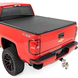 Rough Country Soft Trifold Tonneau bed cover closed