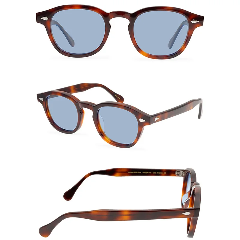 Belight Optical Acetate Handmade Quality Classical Design Women Men UV400 Protection with Case Oculos LEMTOSH Sunglasses