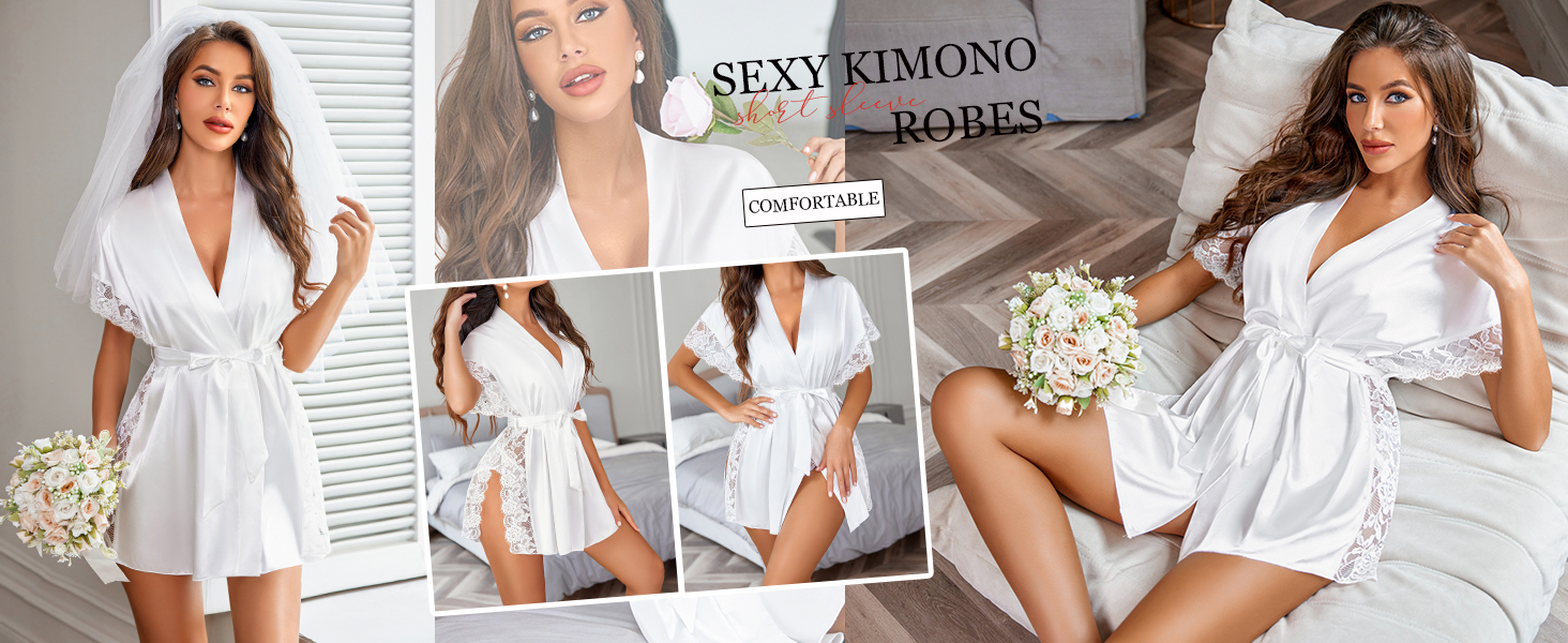 satin robes