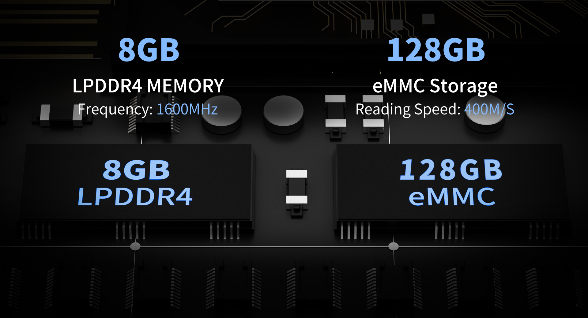 HigolePC LPDDR4 128GB eMMC