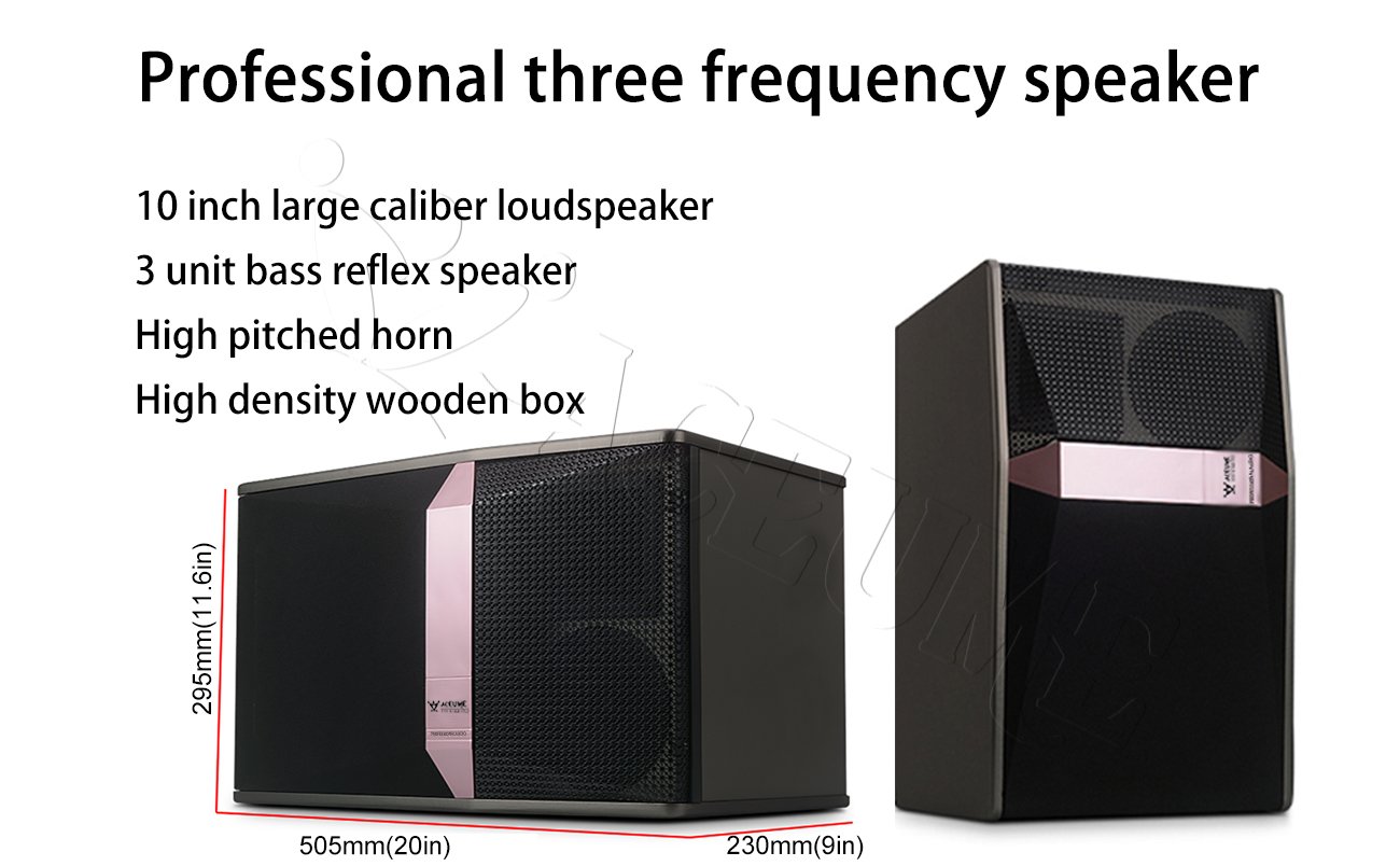 Professional three frequency speaker